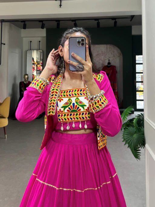 Stylish Navratri Chaniya Choli with Koti Design 2025 - Image 2