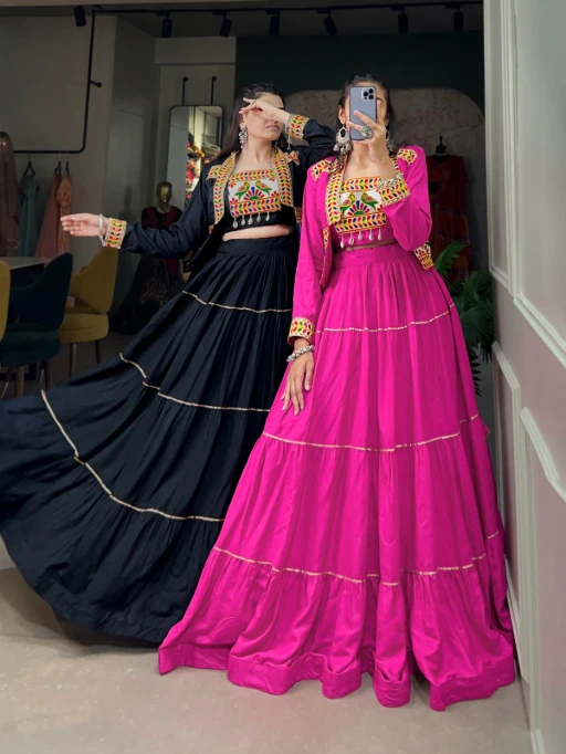 Stylish Navratri Chaniya Choli with Koti Design 2025