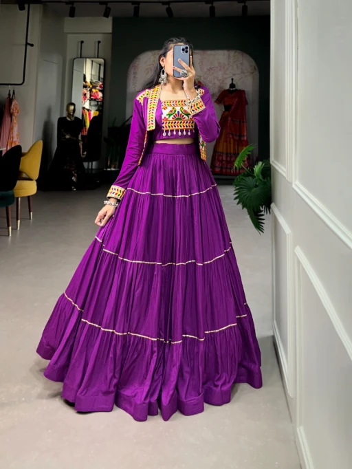 Stylish Navratri Chaniya Choli with Koti Design 2025