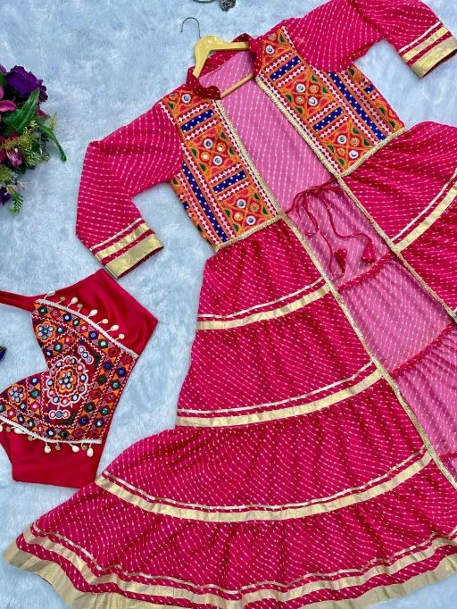 Stylish Navratri Wear Blouse with Shrug