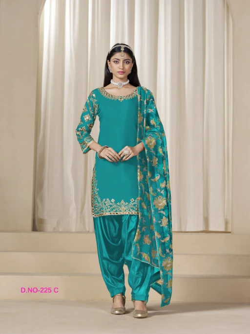 Wedding Wear Punjabi Patiala Salwar Kameez