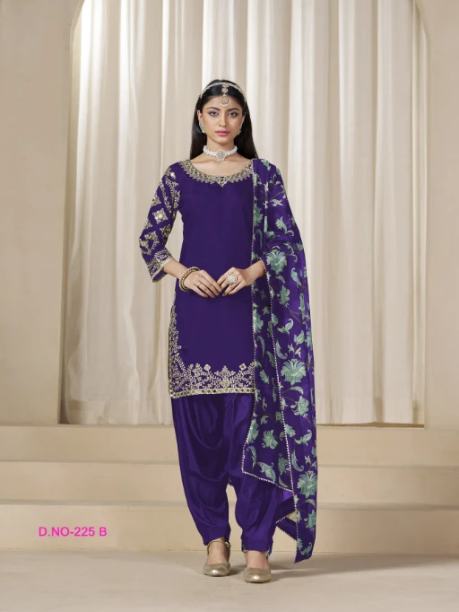 Wedding Wear Punjabi Patiala Salwar Kameez