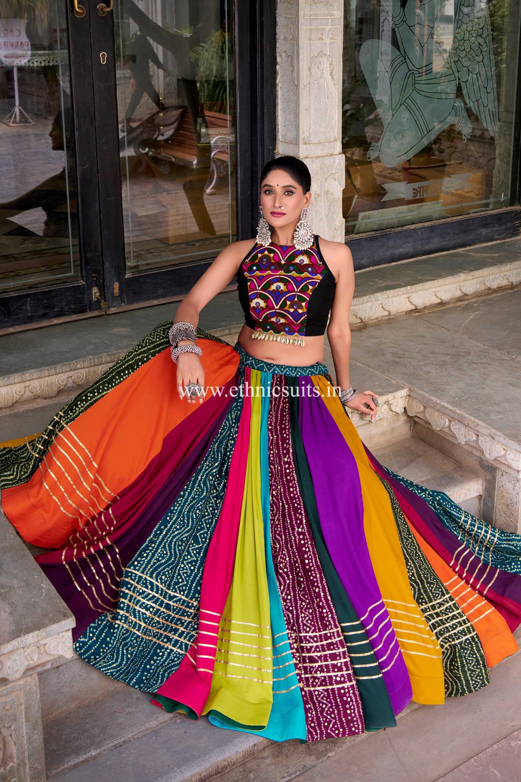 Alia Bhatt Inspired Bandhni Chaniya choli