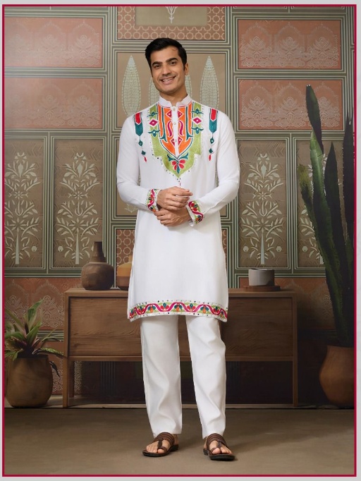 Men's Navratri kutchi Kurta