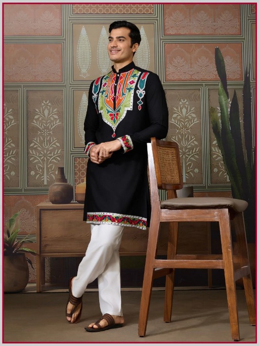 Men's Navratri kutchi Kurta