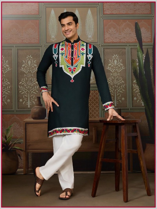 Men's Navratri kutchi Kurta