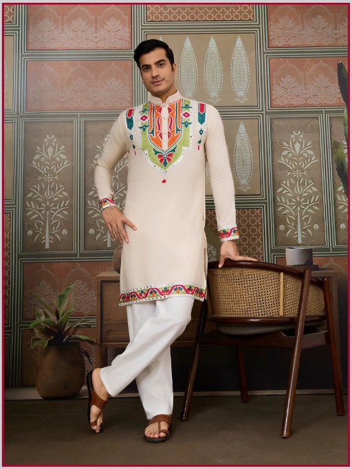 Men's Navratri kutchi Kurta