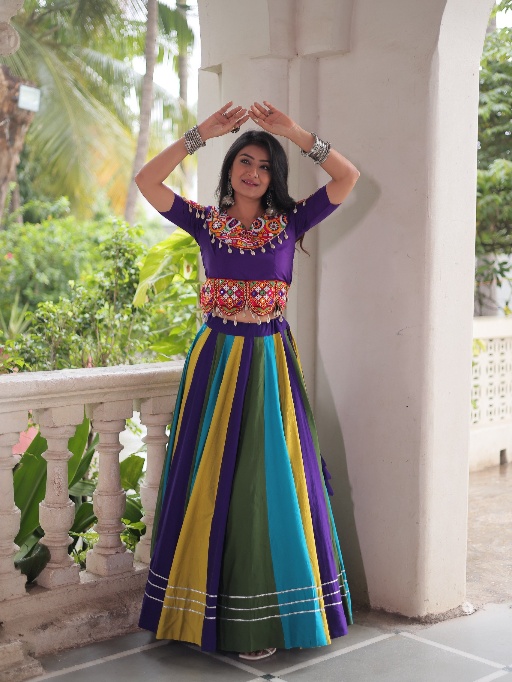 Rainbow Navratri Chaniya Choli 2025