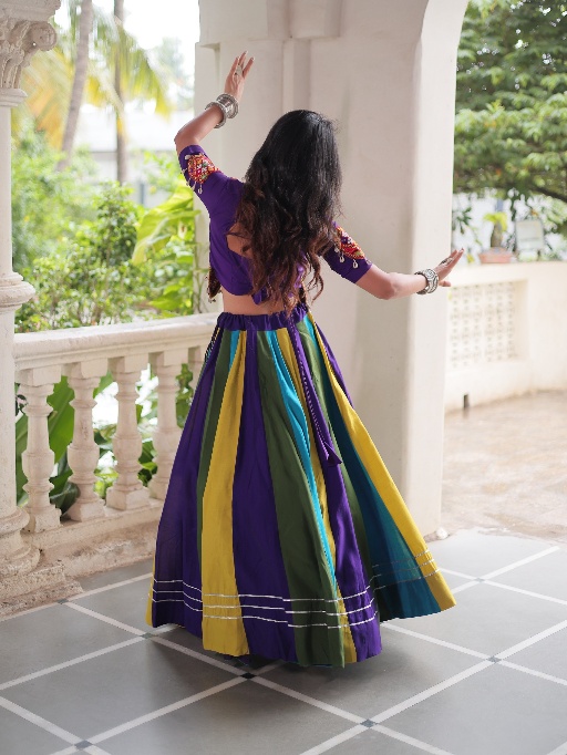 Rainbow Navratri Chaniya Choli 2025