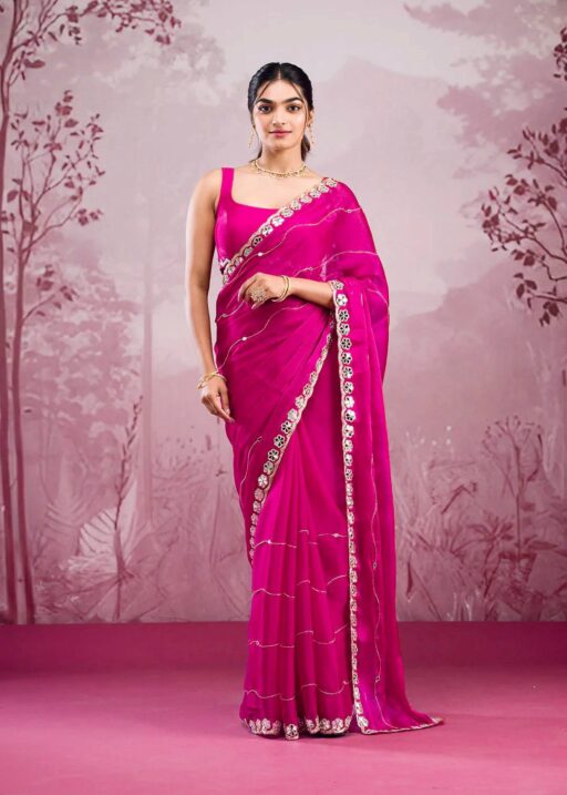 Soft Burbury Silk Bollywood Saree