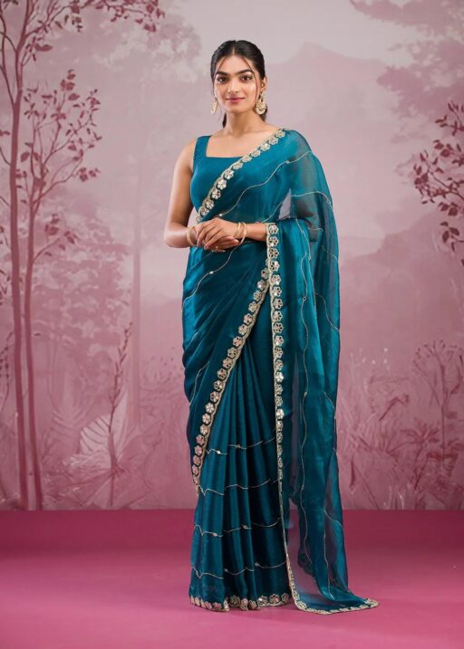 Soft Burbury Silk Bollywood Saree