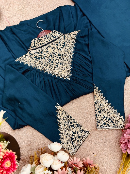 Trending Royal blue Co-Ord Set - Image 5