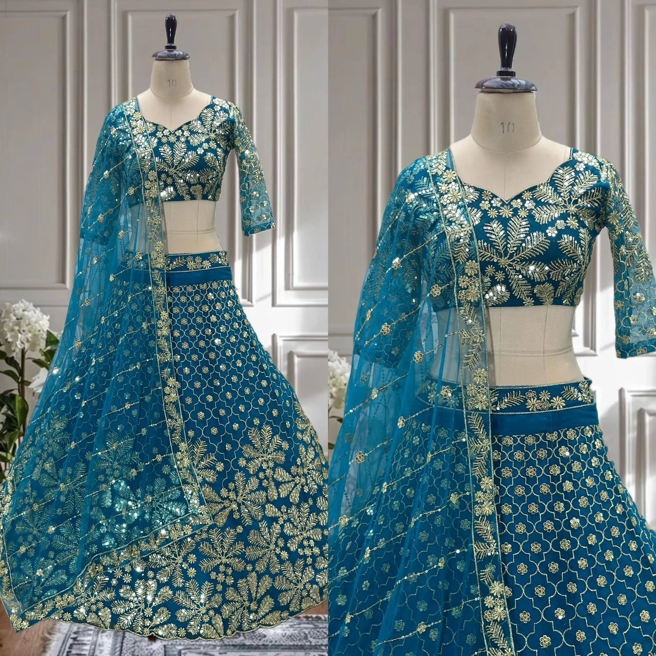 Festive Wear Net Lehenga choli - Image 2
