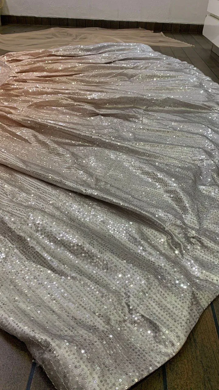 Most Beautiful Pearl Work Wedding Lehenga - Image 2