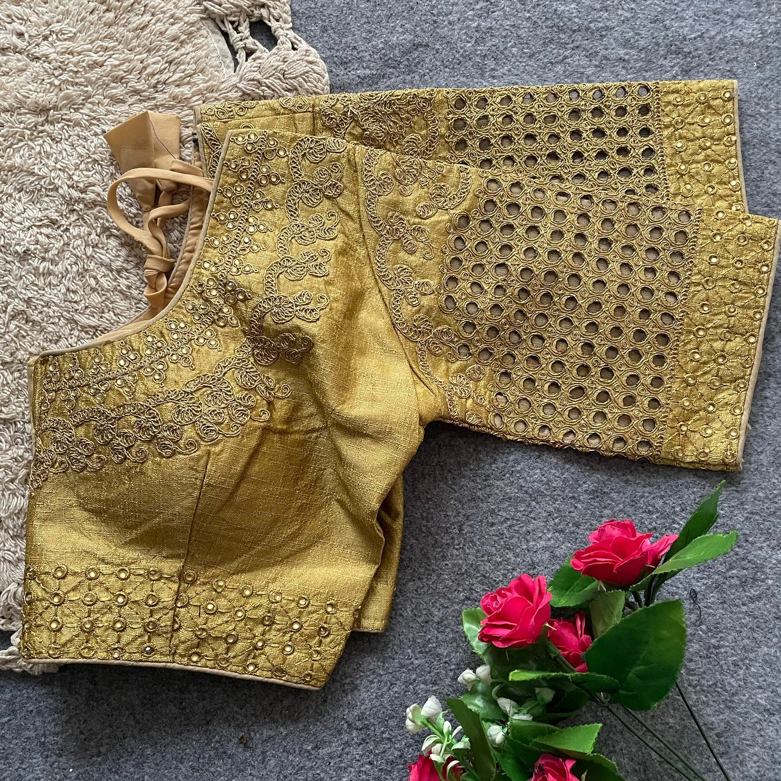 Silk Wedding Wear Blouse - Image 7