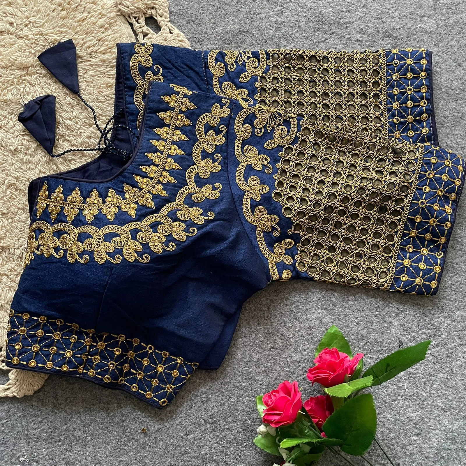 Silk Wedding Wear Blouse - Image 9
