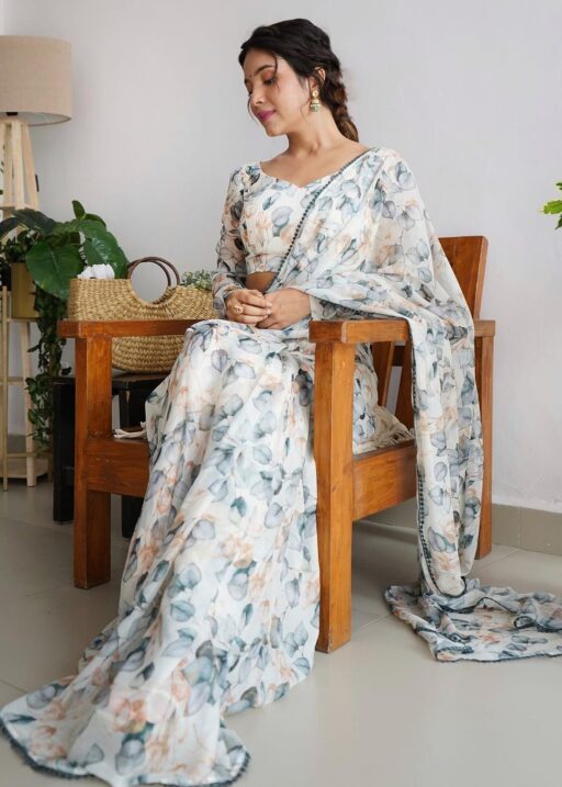 Dreamy Floral RTW Saree