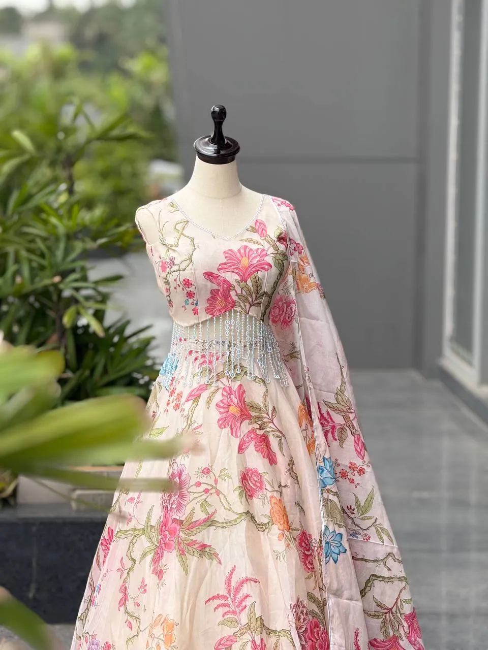 Baby Pink Readymade Girly Lehenga For Wedding - Image 2