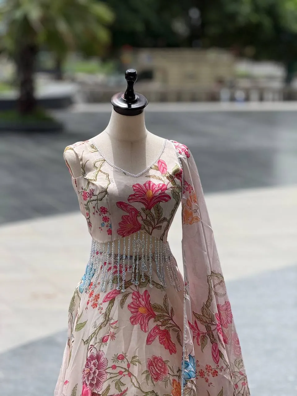 Baby Pink Readymade Girly Lehenga For Wedding - Image 4