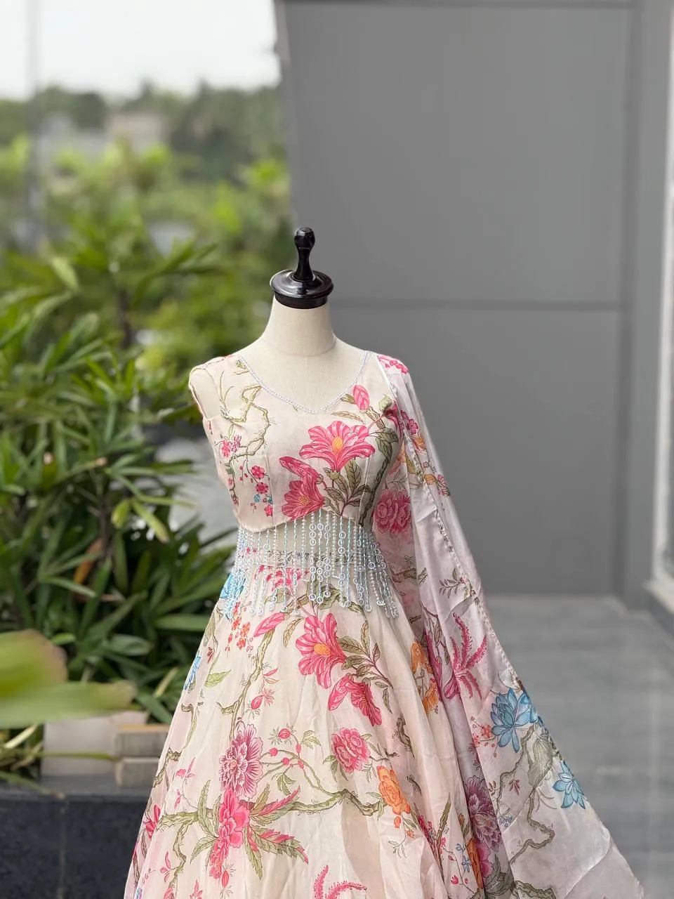 Baby Pink Readymade Girly Lehenga For Wedding - Image 5