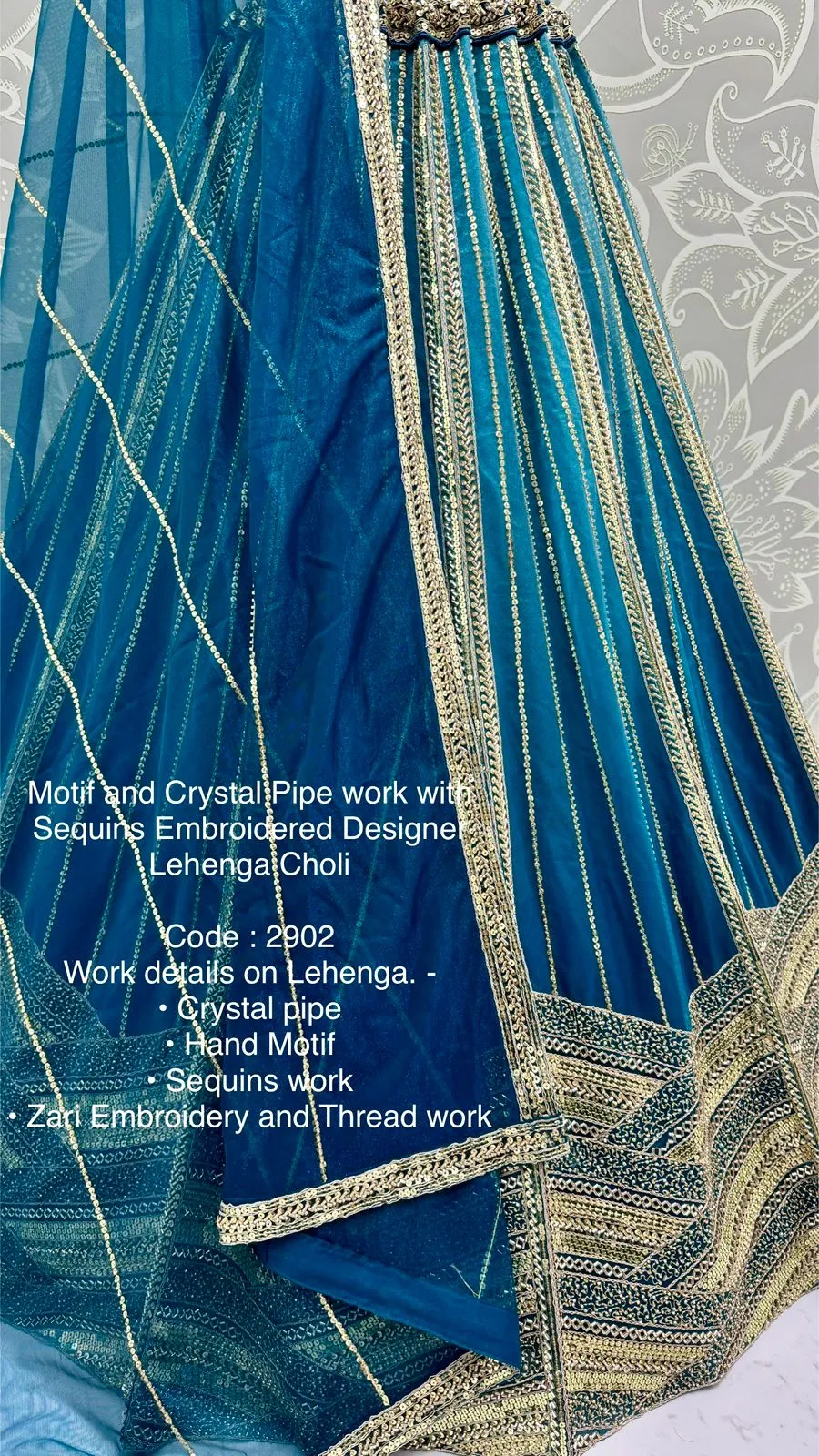 Bridal Net Lehenga Choli Designs - Image 12