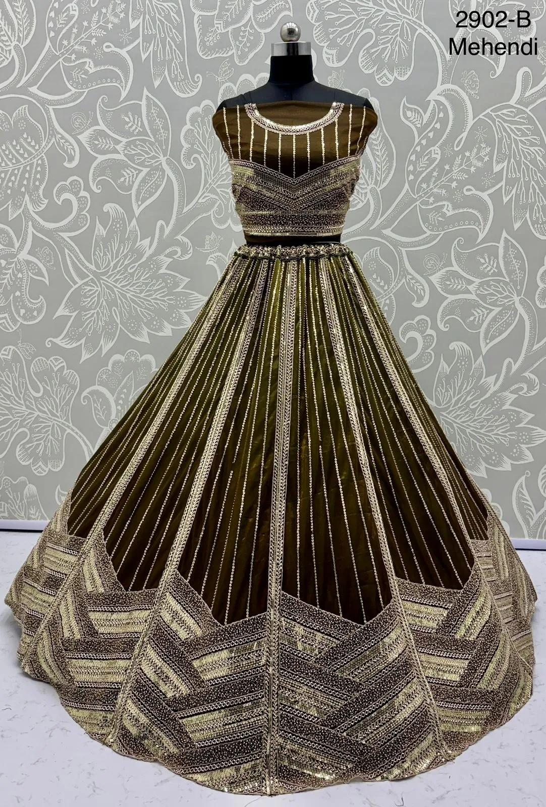 Bridal Net Lehenga Choli Designs - Image 5