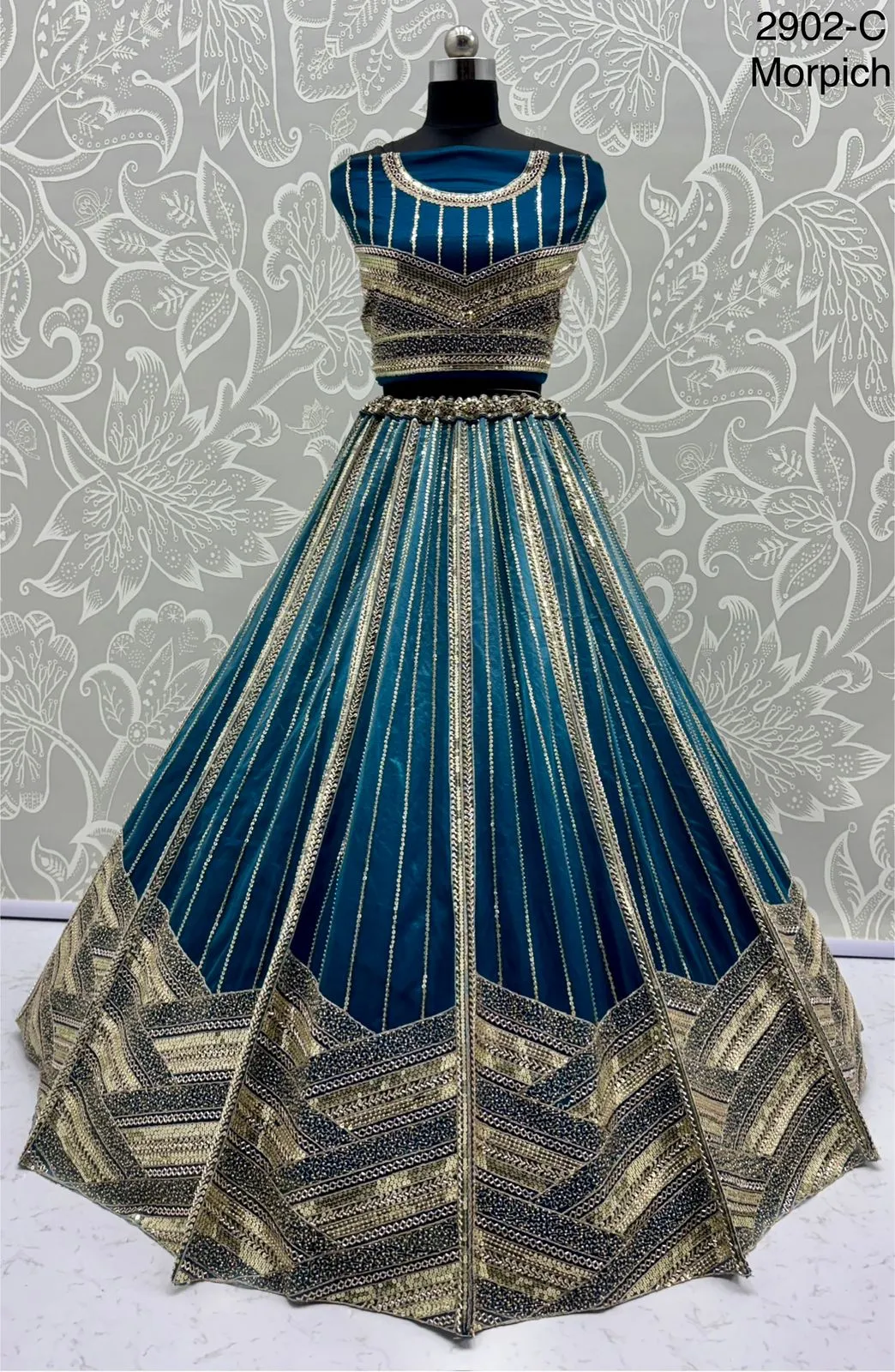 Bridal Net Lehenga Choli Designs - Image 7