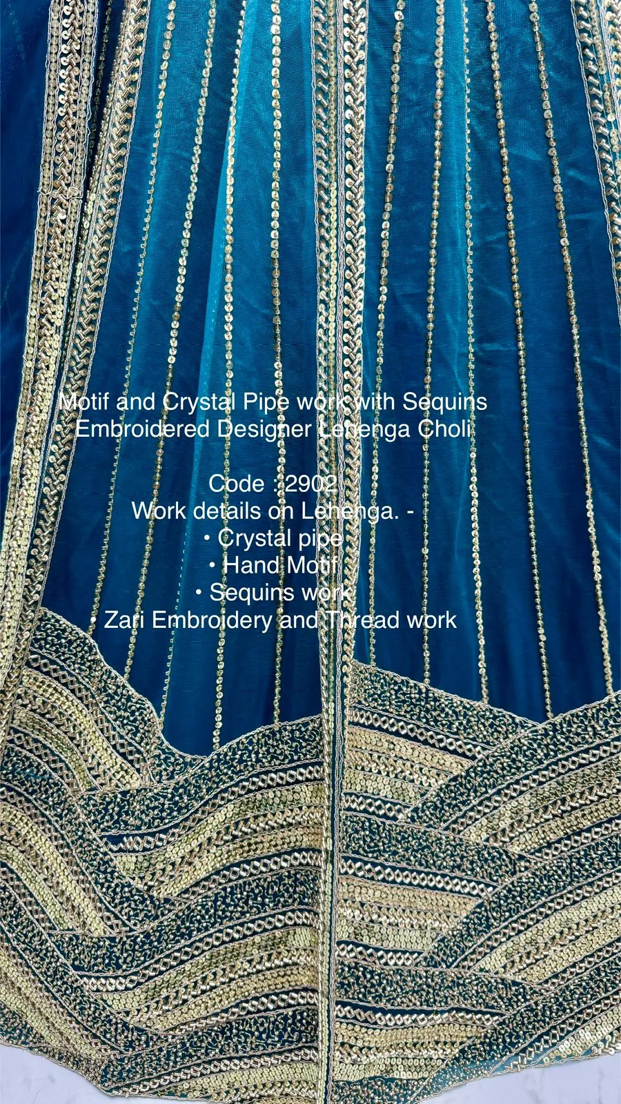Bridal Net Lehenga Choli Designs - Image 8