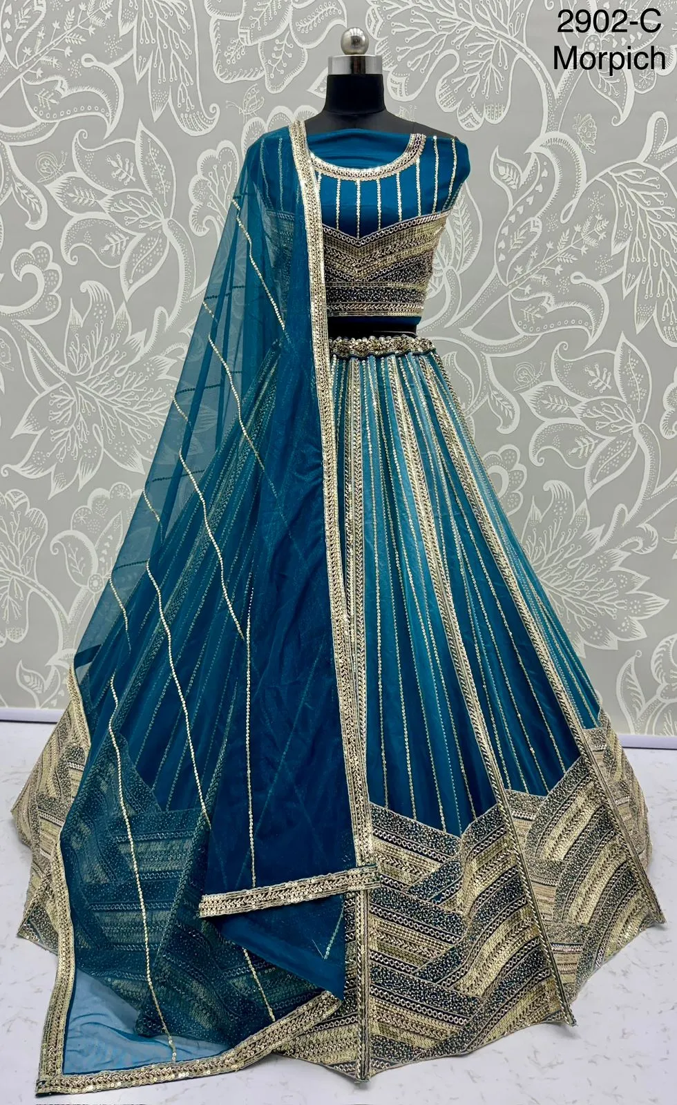 Bridal Net Lehenga Choli Designs - Image 9
