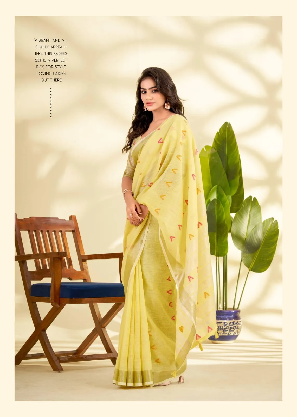 Buy Linen Sarees Online - Image 5