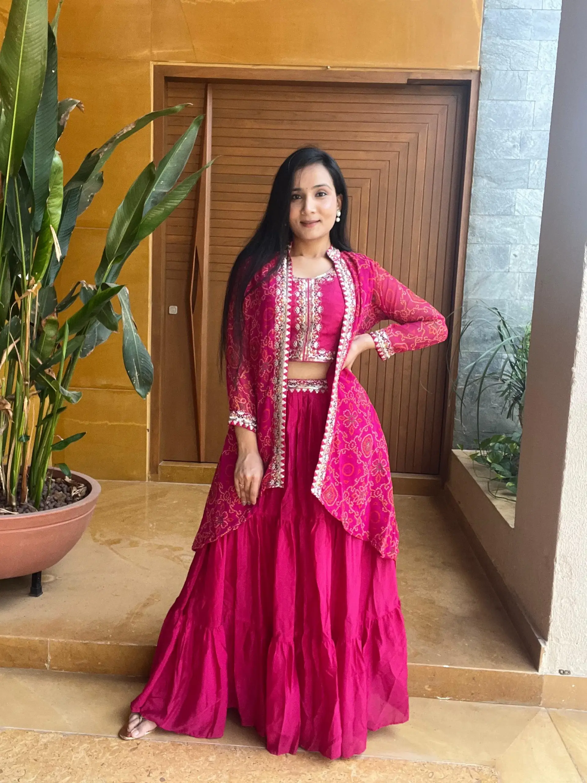 Buy Stylish Lehenga Choli with Shrug