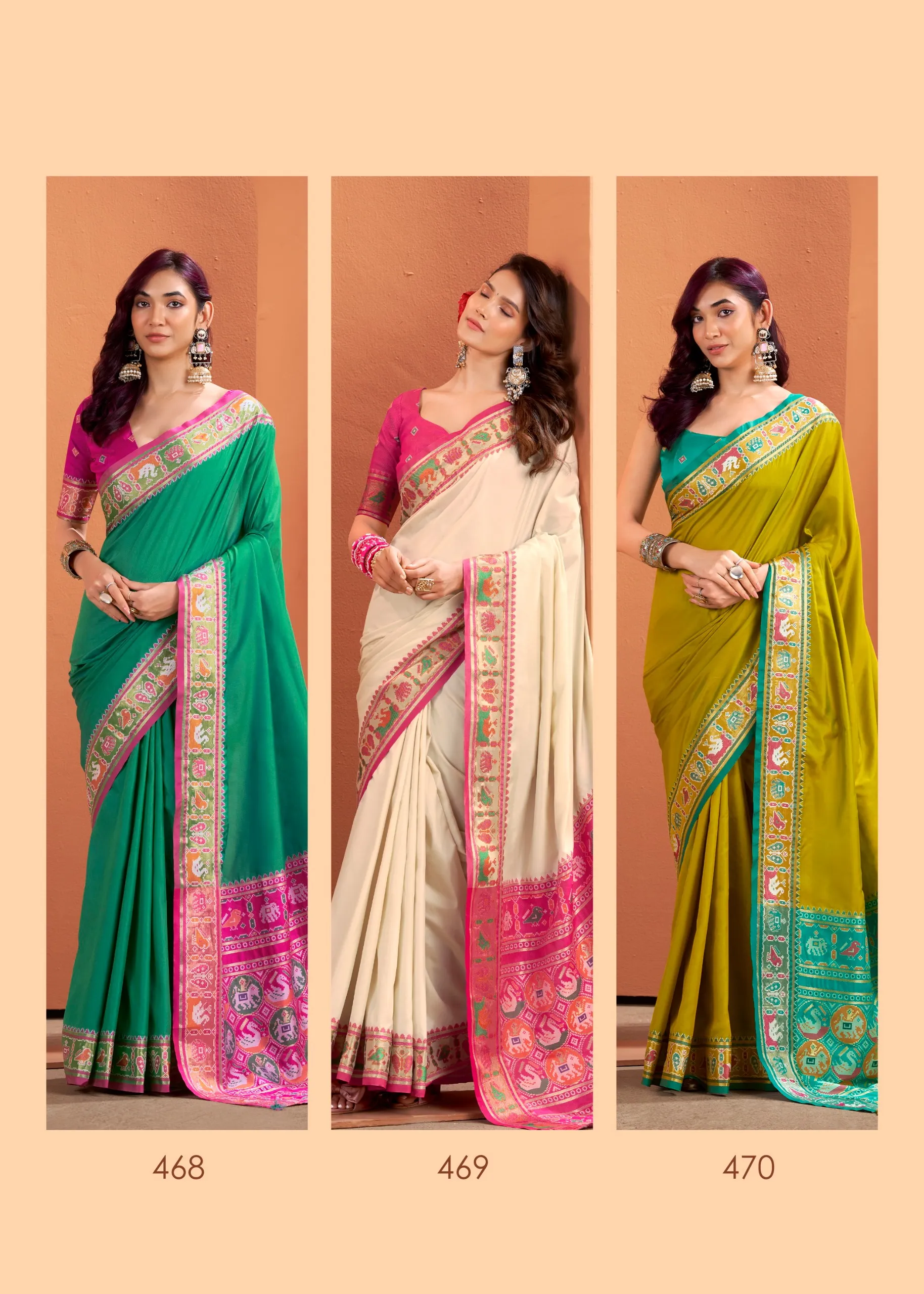 Diwali Pooja Special Patola Sarees - Image 2