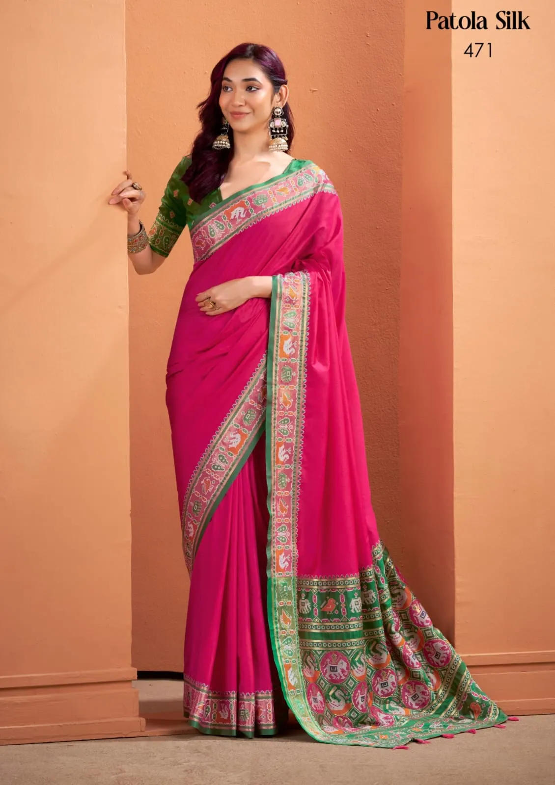 Diwali Pooja Special Patola Sarees - Image 3
