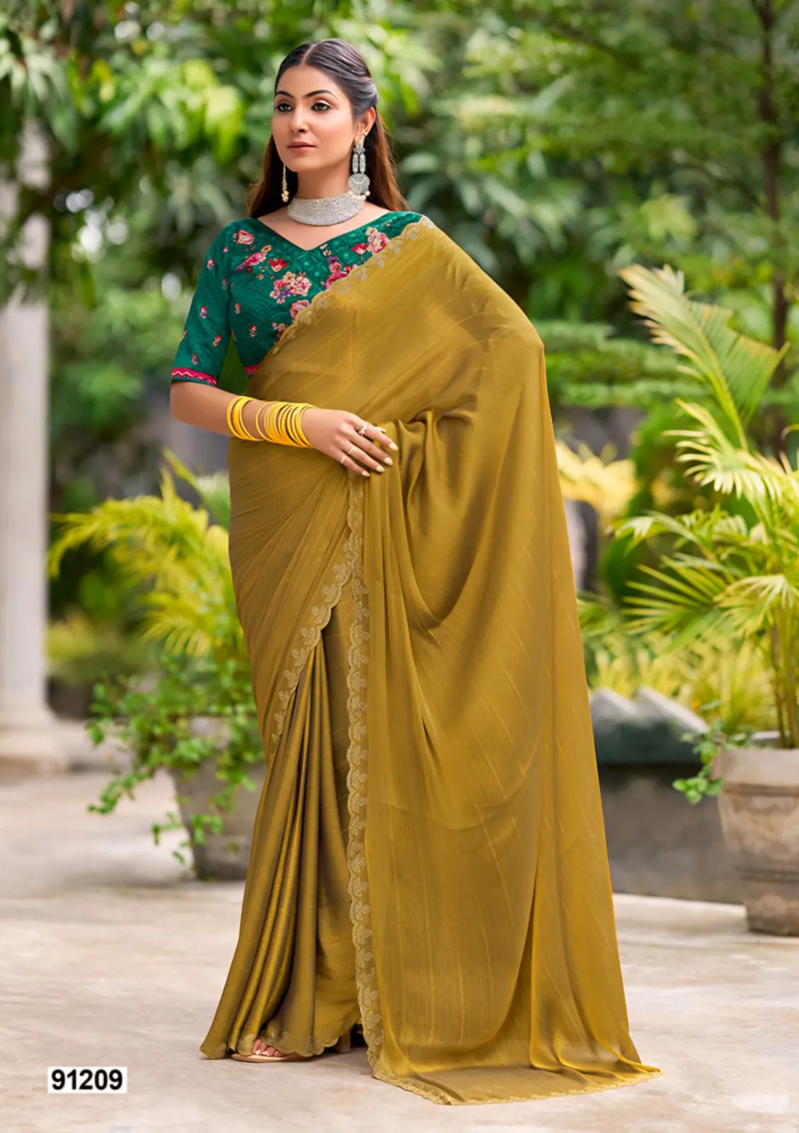 Fancy Chiffon Saree - Image 4