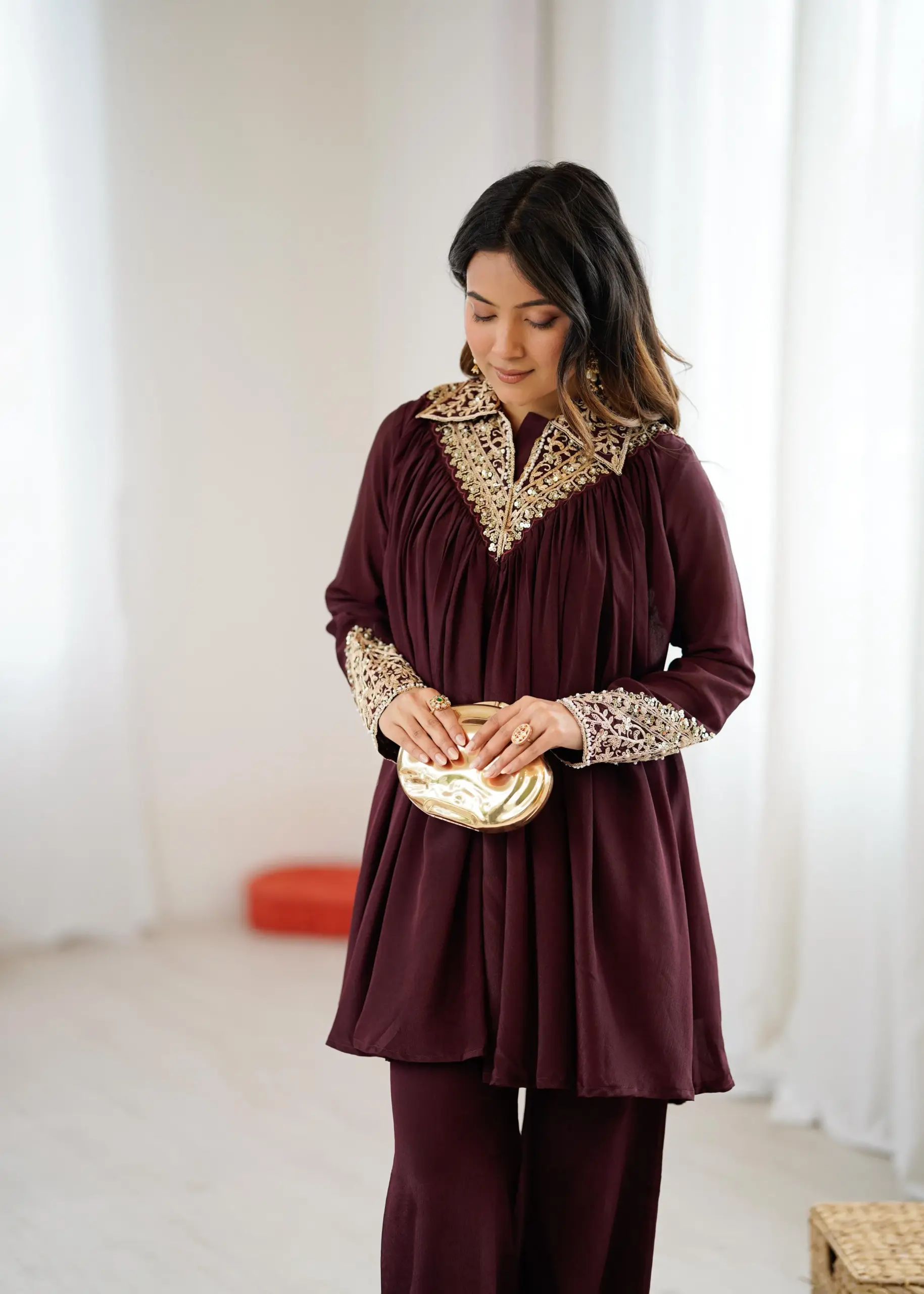 Fancy Heavy Embroidery Co ord Sets - Image 2