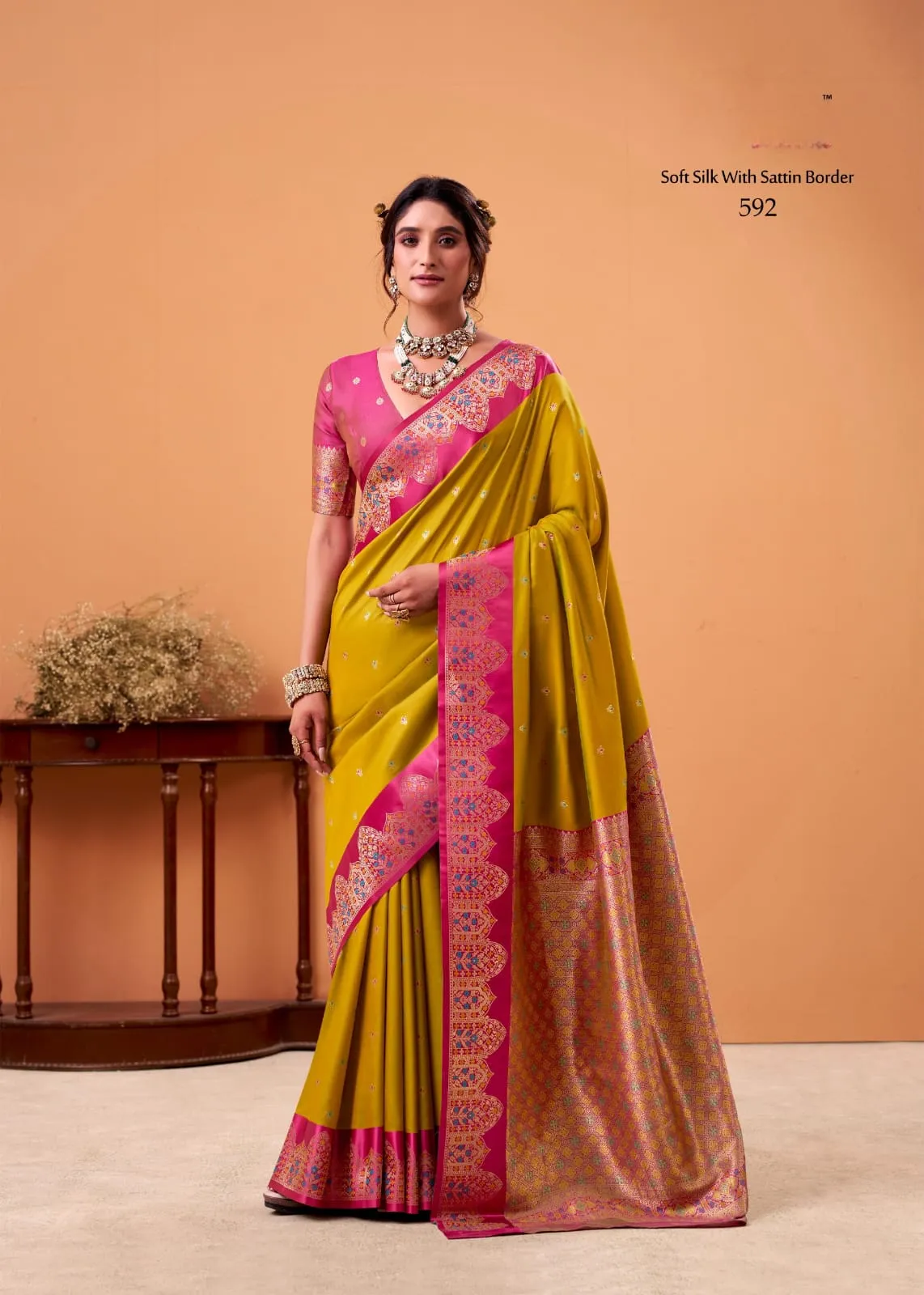 Festive Special Satin Silk Sarees - Image 10