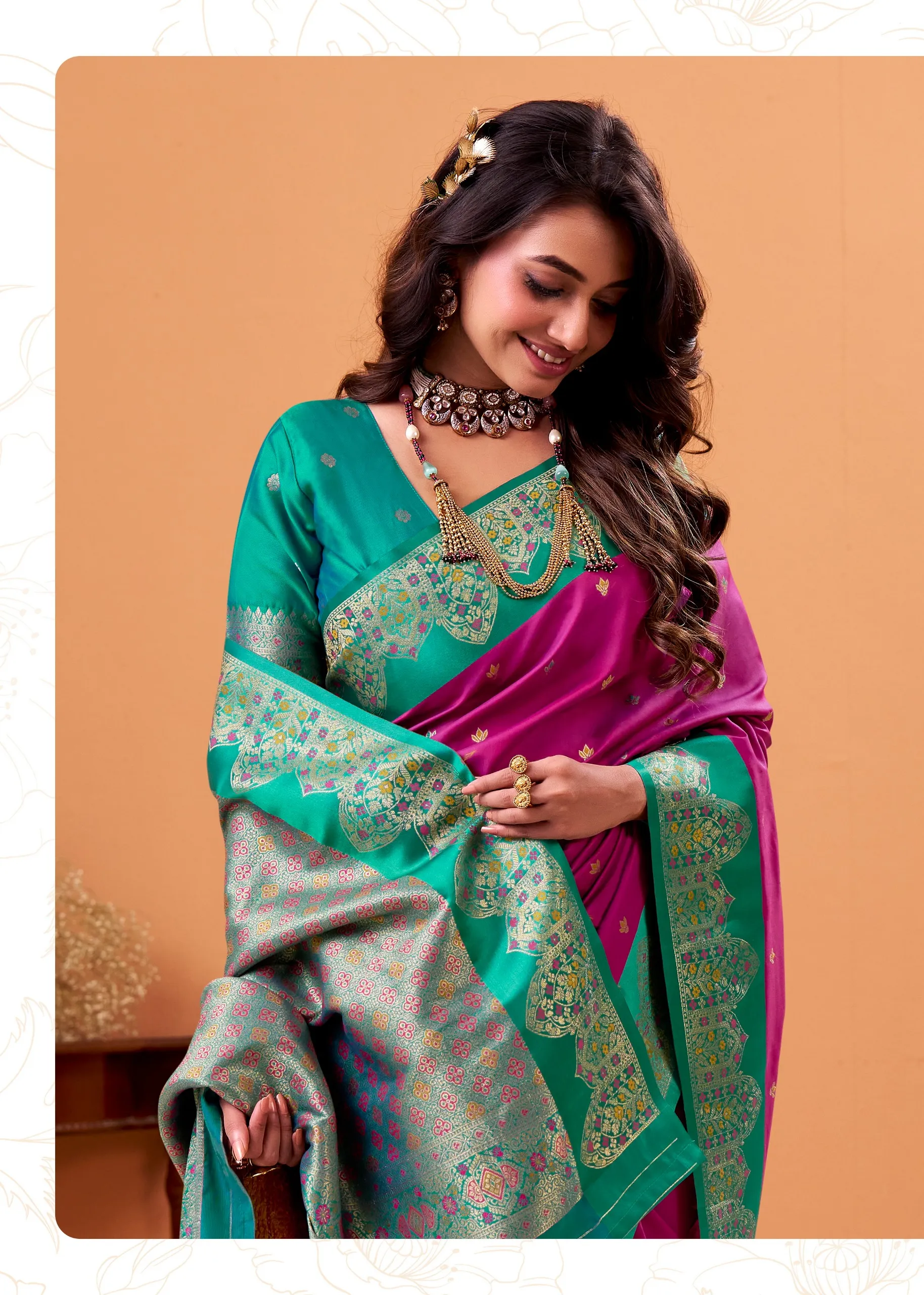 Festive Special Satin Silk Sarees - Image 12