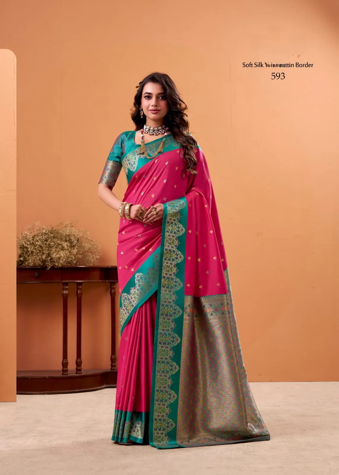 Festive Special Satin Silk Sarees - Image 5