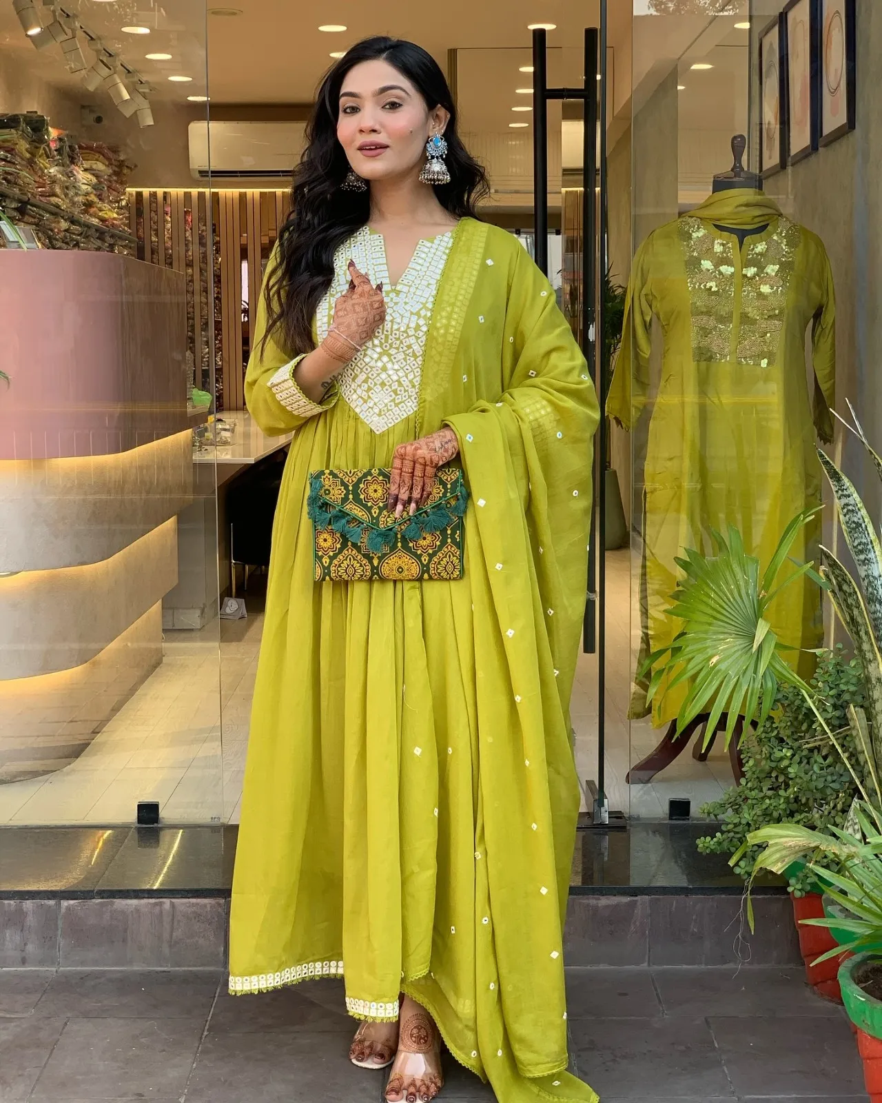 Festive Wear 3Piece Kurti Set - Image 2