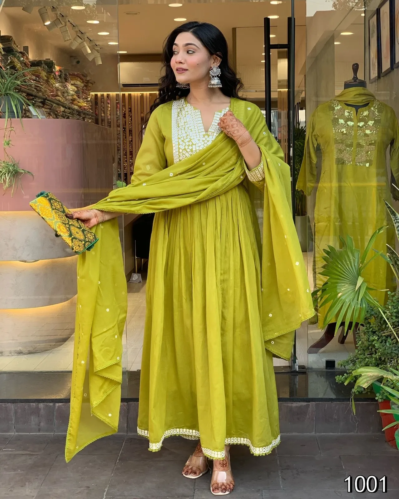 Festive Wear 3Piece Kurti Set - Image 4