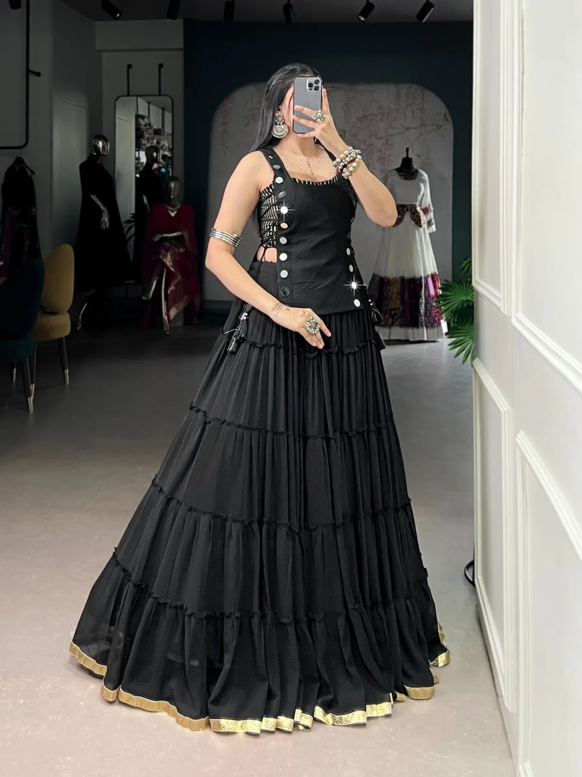 Festive Wear Garba Dress 2025 - Image 4
