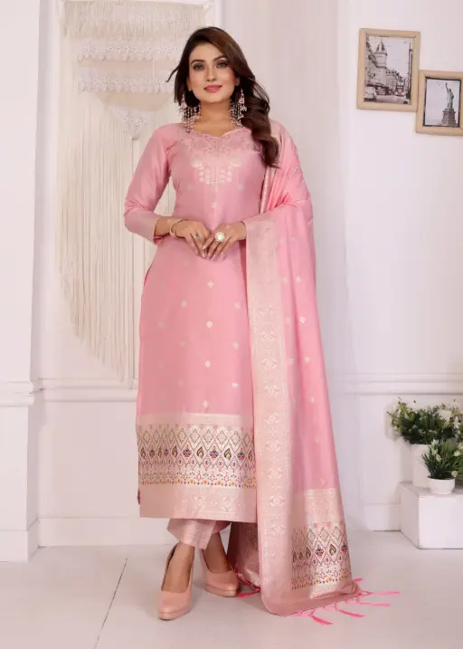 Festive Wear Paithani Silk Suit