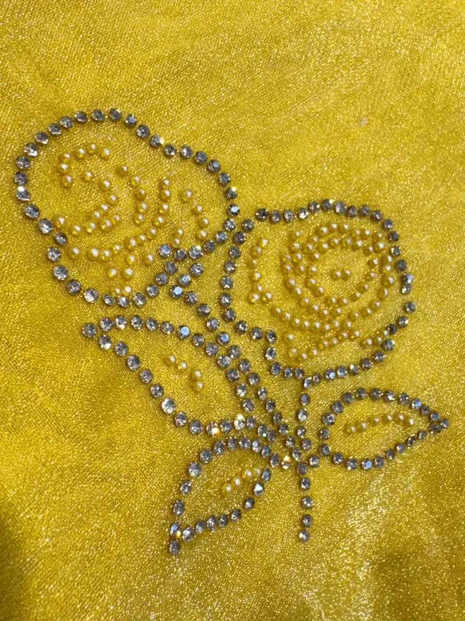 Festive Wear Savroski Work Saree - Image 2
