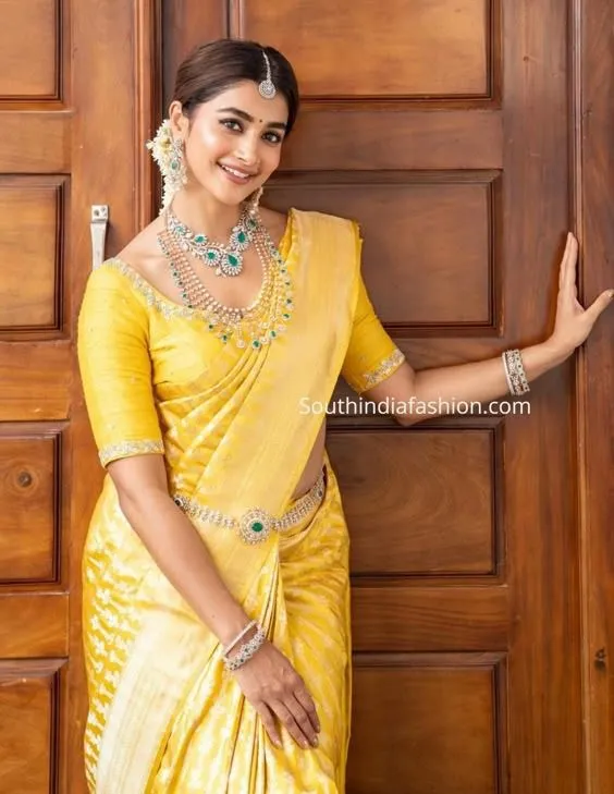 Haldi Wear Bridesmaid Silk Saree