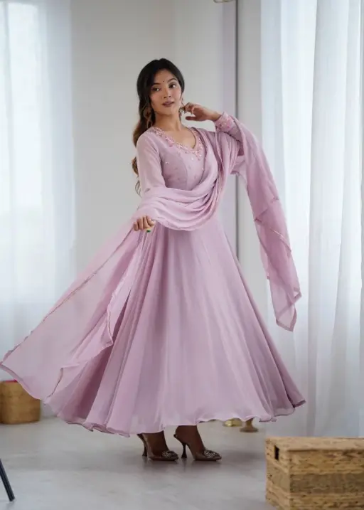 Handwork Designer Gown For Festive wear