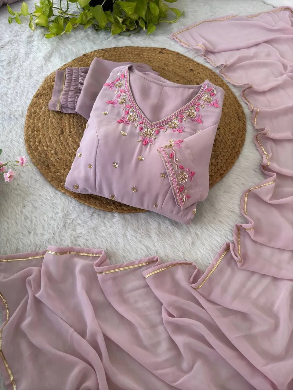 Handwork Designer Gown For Festive wear - Image 3