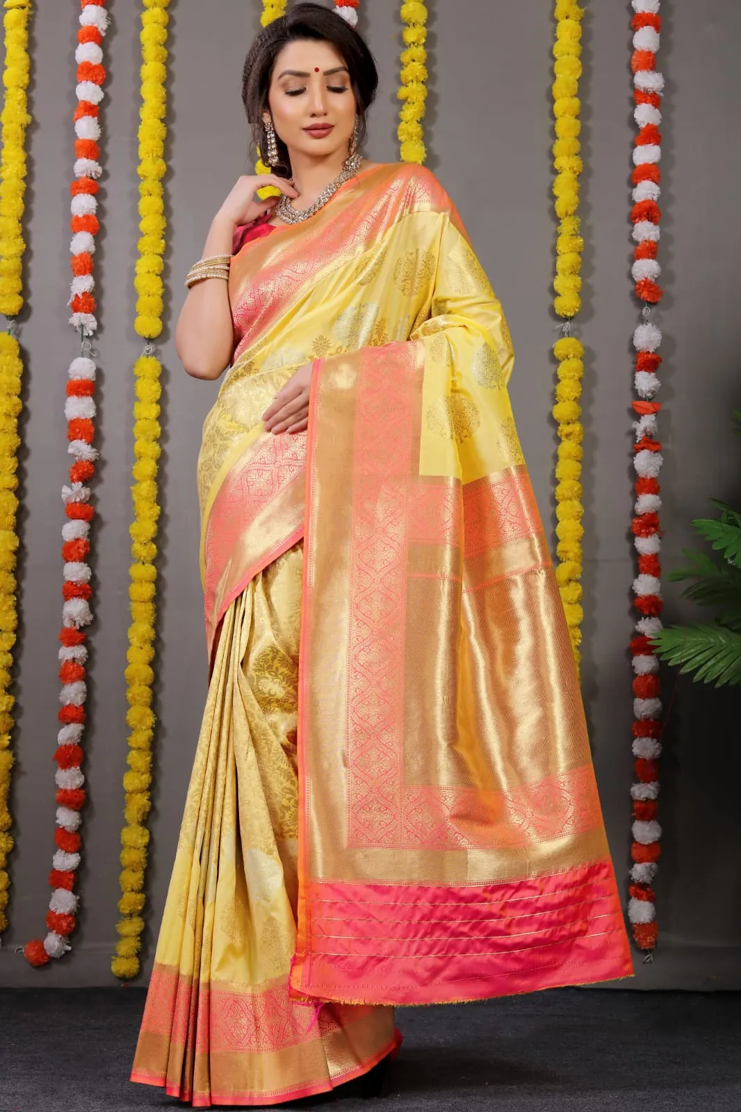 Kanchipuram Handloom Silk Sarees - Image 3