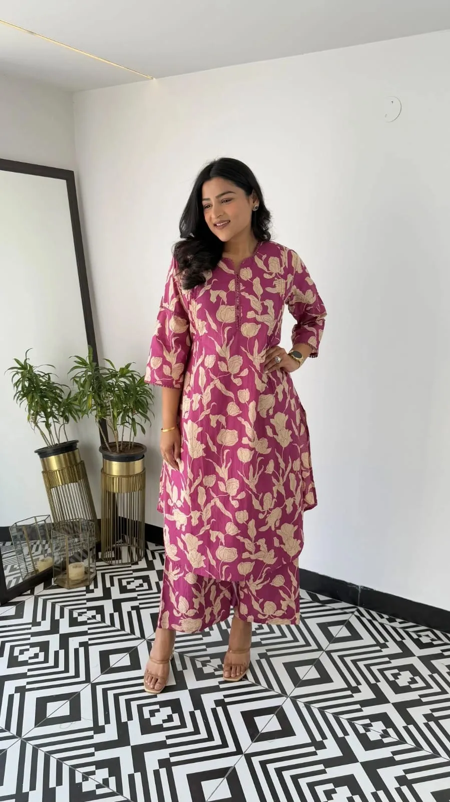Office Special Printed Co ord Sets