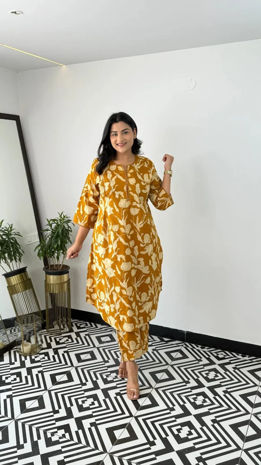 Office Special Printed Co ord Sets - Image 3