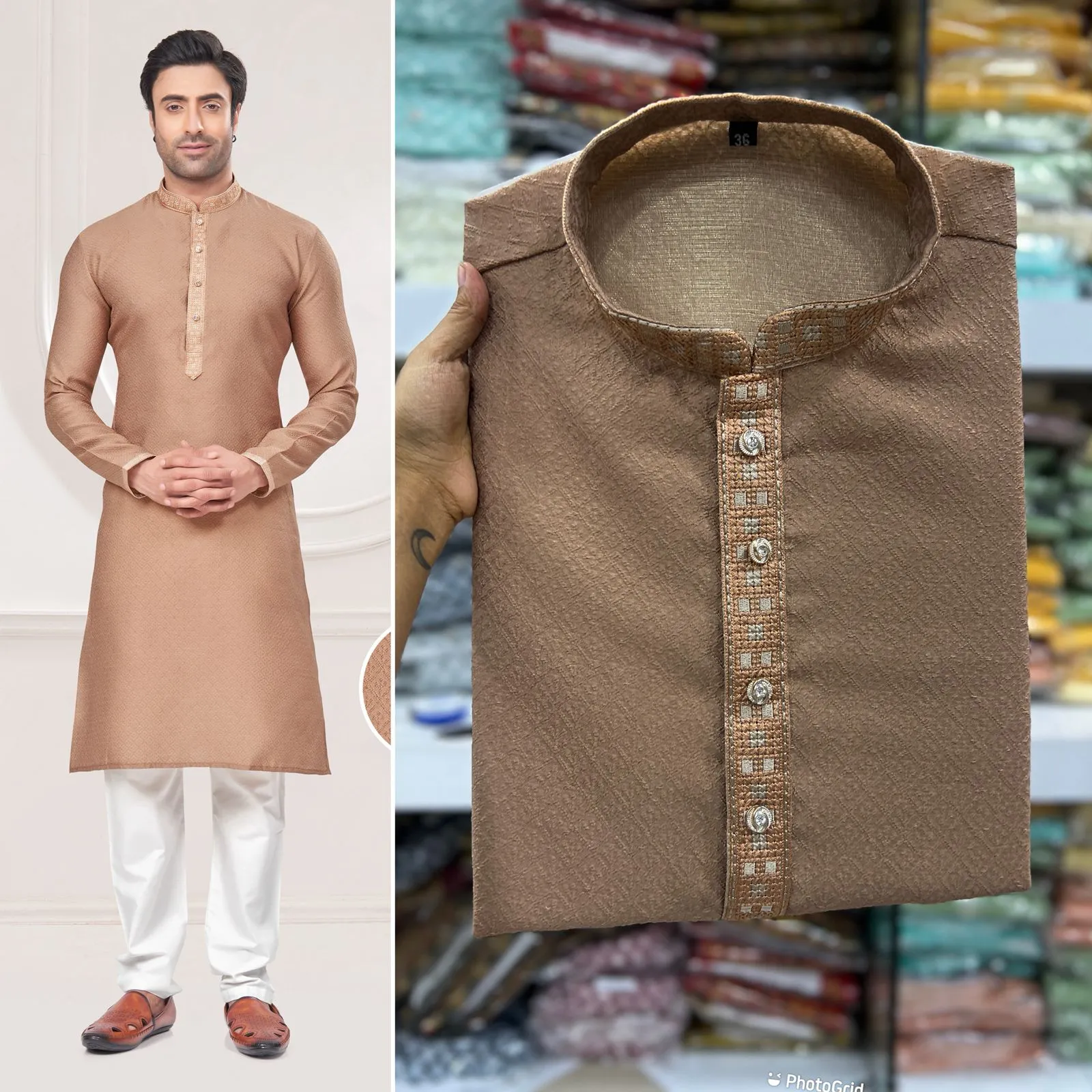 Premium Embroidery Mens Kurtas - Image 6
